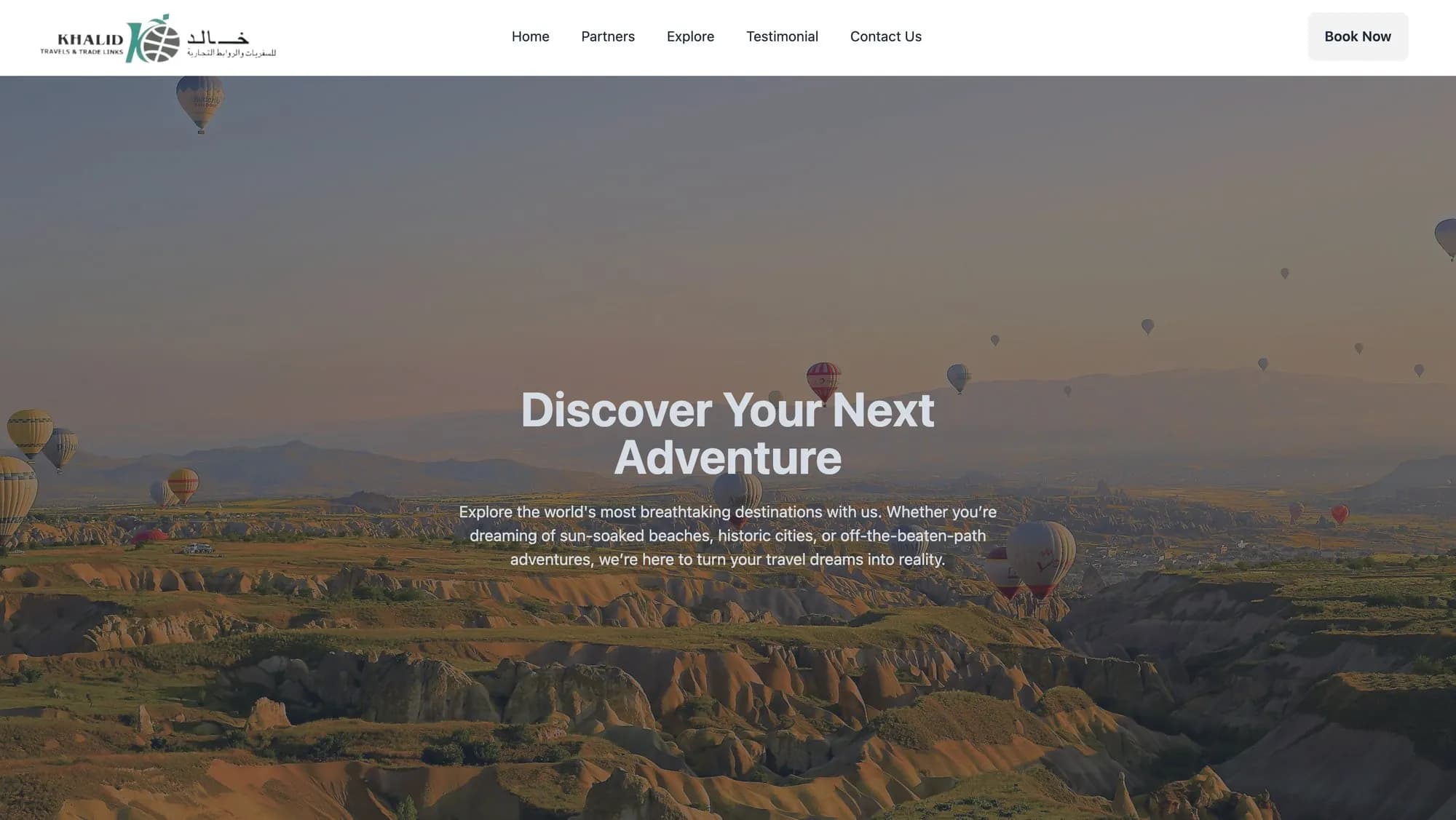 Khalid Travels & Tradelinks mockups